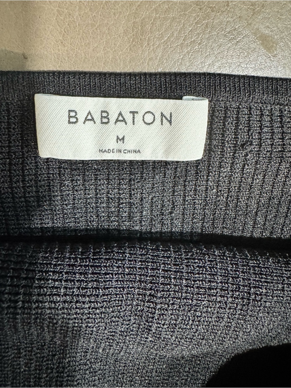 Aritzia Babaton Black Ribbed Tank Top